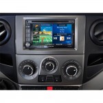 Iveco Daily 2Din Πρόσοψη Οθόνης Σκούρο Γκρι