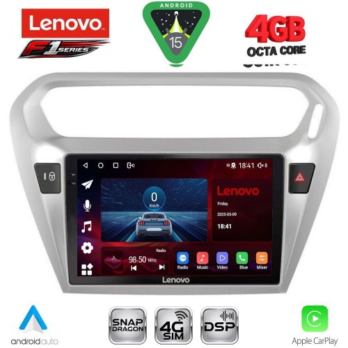 LENOVO SSQ 9511SL_CPA (9inc) MULTIMEDIA TABLET for CITROEN ELYSEE – PEUGEOT 301 mod. 2013> (SILVER)