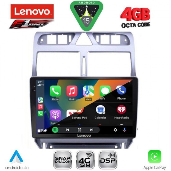 LENOVO SSQ 9512_CPA (9inc) MULTIMEDIA TABLET for PEUGEOT 307 mod. 2001-2008