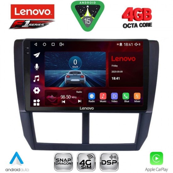 LENOVO SSQ 9662_CPA (9inc) MULTIMEDIA TABLET for SUBARU FORESTER - IMPREZA - XV mod. 2008-2013