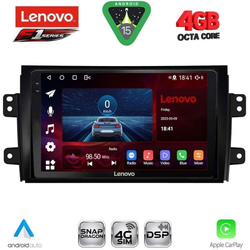 LENOVO SSQ 9688_CPA (9inc) MULTIMEDIA TABLET for FIAT SEDICI – SUZUKI SX4 mod. 2005-2013