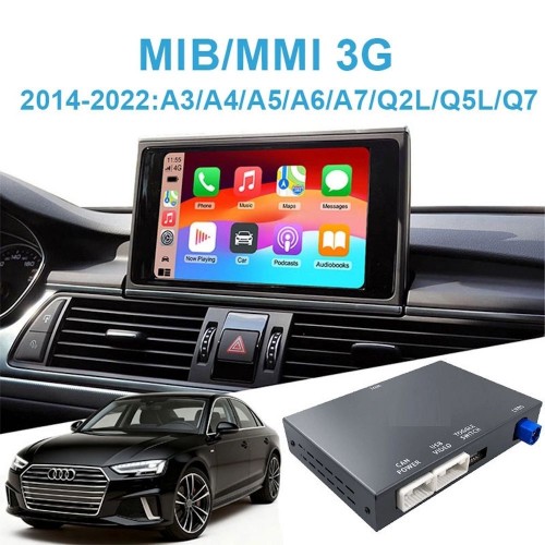 DIGITAL IQ AD 9014W CPA (WIRELESS CARPLAY / ANDROID AUTO BOX with 2 CAMERA IN for AUDI mod. 2014-2022 with MIB/MIB2)