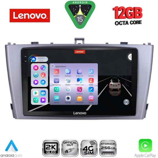 LENOVO SSZ 12705SL_CPA (9inc) MULTIMEDIA TABLET for TOYOTA AVENSIS (T27) mod. 2009-2015 (SILVER)