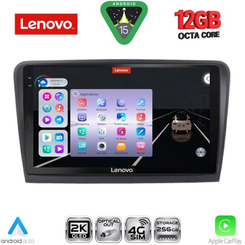 LENOVO SSZ 12601_CPA (9inc) MULTIMEDIA TABLET for SKODA RAPID mod. 2012-2023