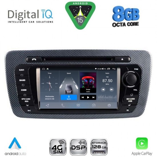 DIGITAL IQ BLM 546_CPA (7" DECK) MULTIMEDIA OEM for SEAT IBIZA mod. 2008-2015