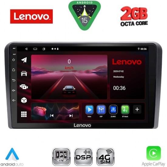 LENOVO LVF 5455_CPA (9inc) MULTIMEDIA TABLET for NISSAN PRIMERA P12 mod. 2001-2008