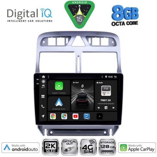 DIGITAL IQ BXK 20512_CPAA (9inc) MULTIMEDIA TABLET for PEUGEOT 307 mod. 2001-2008