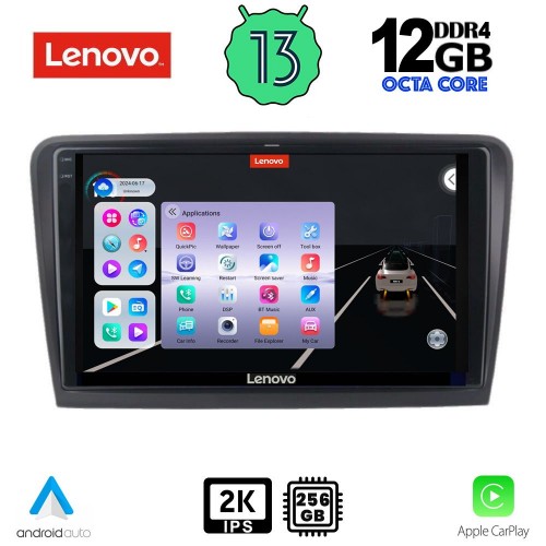 LENOVO SSZ 12601_CPA (9inc) MULTIMEDIA TABLET for SKODA RAPID mod. 2012-2023