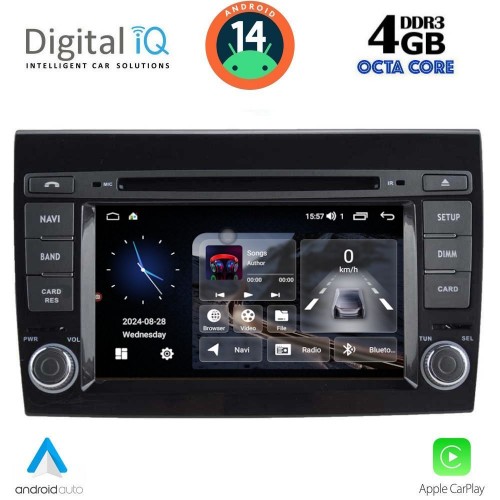 DIGITAL IQ MSG 497_CPA (7” DECK) MULTIMEDIA SYSTEM for FIAT BRAVO mod. 2007-2019