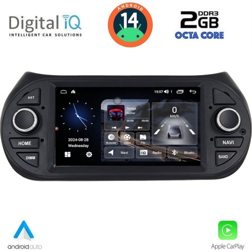 DIGITAL IQ MSF 392_CPA (7” DECK) MULTIMEDIA OEM for CT NEMO – FT FIORINO-QUBO – PG BIPPER mod. 2008-2018