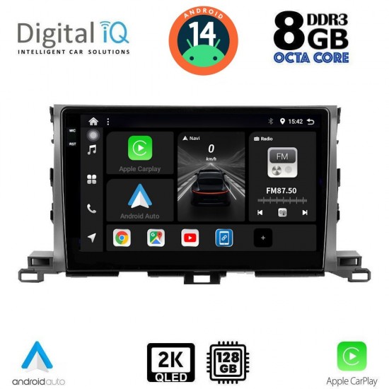DIGITAL IQ BXF 11700_CPAA (10inc) MULTIMEDIA TABLET for TOYOTA HIGHLANDER mod. 2014-2019