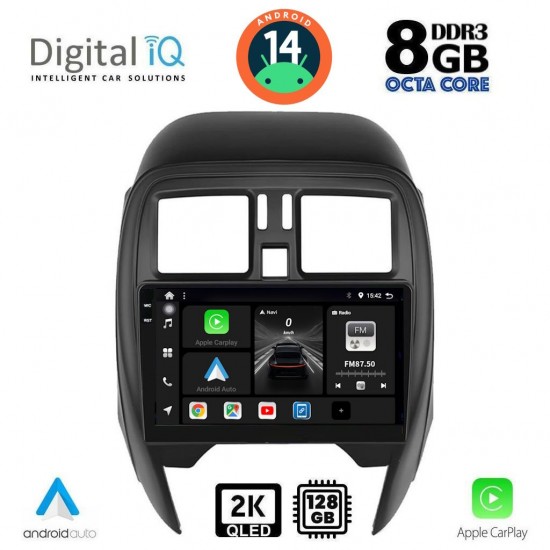 DIGITAL IQ BXF 11451_CPAA (SQUARE) (9inc) MULTIMEDIA TABLET for NISSAN MICRA mod. 2014-2017