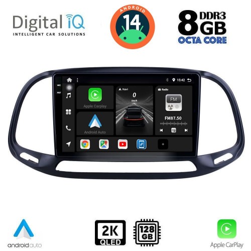 DIGITAL IQ BXF 11138_CPAA (9inc) MULTIMEDIA TABLET for FIAT DOBLO – OPEL COMBO mod. 2015-2018