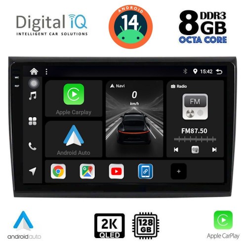 DIGITAL IQ BXF 11136_CPAA (9inc) MULTIMEDIA TABLET for FIAT BRAVO mod. 2007-2019