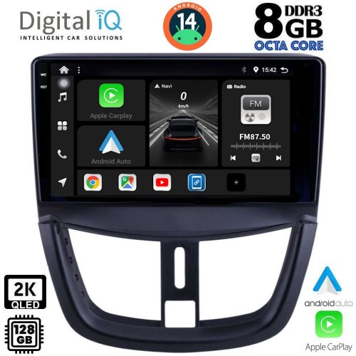 DIGITAL IQ BXF 11507_CPAA (9inc) MULTIMEDIA TABLET for PEUGEOT 207 mod. 2007-2014