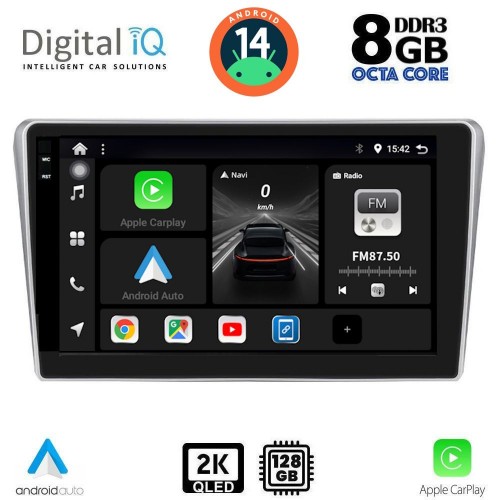 DIGITAL IQ BXF 11704SL_CPAA (9inc) MULTIMEDIA TABLET for TOYOTA AVENSIS (T25) mod. 2003-2009 (SILVER)