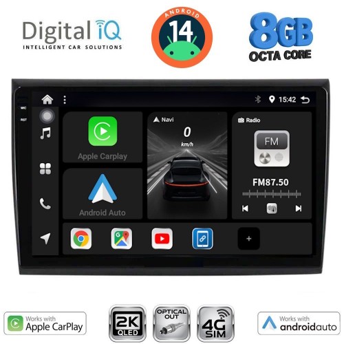 DIGITAL IQ BXK 20136_CPAA (9inc) MULTIMEDIA TABLET for FIAT BRAVO mod. 2007-2019