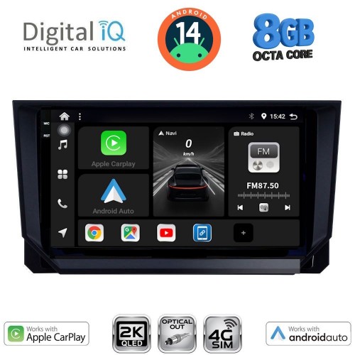 DIGITAL IQ BXK 20573_CPAA (9inc) MULTIMEDIA TABLET for SEAT ARONA - IBIZA mod. 2018-2026