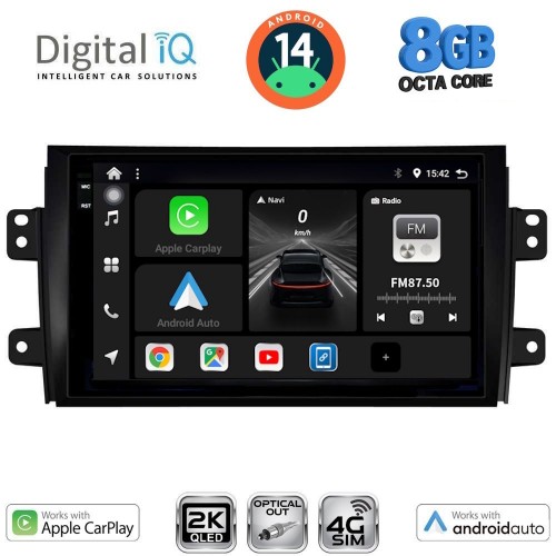 DIGITAL IQ BXK 20688_CPAA (9inc) MULTIMEDIA TABLET for FIAT SEDICI – SUZUKI SX4 mod. 2005-2013