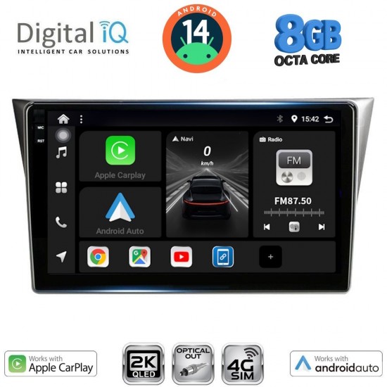 DIGITAL IQ BXK 20659_CPAA (9inc) MULTIMEDIA TABLET for SUBARU IMPREZA mod. 2002-2008