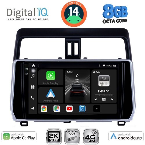 DIGITAL IQ BXK 20739_CPAA (10inc) MULTIMEDIA TABLET for TOYOTA LAND CRUISER mod. 2019-2023