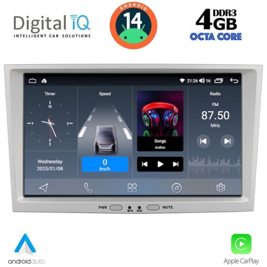 DIGITAL IQ BLG 418SL_CPA (8" DECK) MULTIMEDIA SYSTEM for OPEL ALL mod. 2004-2014 (SILVER) DIGITAL IQ BLG 418SL_CPA (8" DECK) MULTIMEDIA SYSTEM for OPEL ALL mod. 2004-2014 (SILVER)