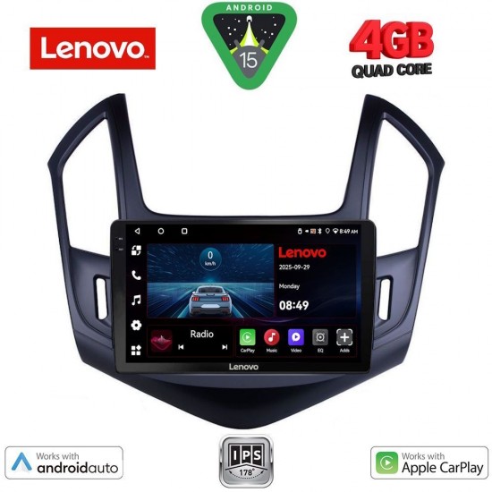 LENOVO LVE 8077_CPAA (9inc) MULTIMEDIA TABLET for CHEVROLET CRUZE mod. 2013-2015