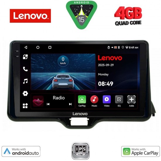 LENOVO LVE 8738_CPAA (10inc) MULTIMEDIA TABLET for TOYOTA YARIS mod. 2020-2026 - MAZDA 2 mod. 2023-2026