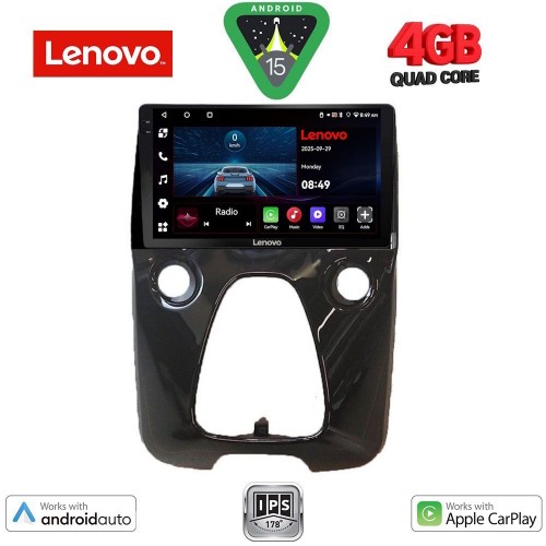 LENOVO LVE 8708_CPAA A/C (10inc) MULTIMEDIA TABLET for CITROEN C1-PEUGEOT 108-TOYOTA AYGO mod. 2014-2022