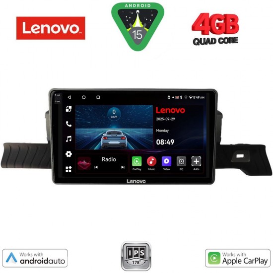 LENOVO LVE 8094_CPAA (9inc) MULTIMEDIA TABLET for CITROEN C3 mod. 2024-2026