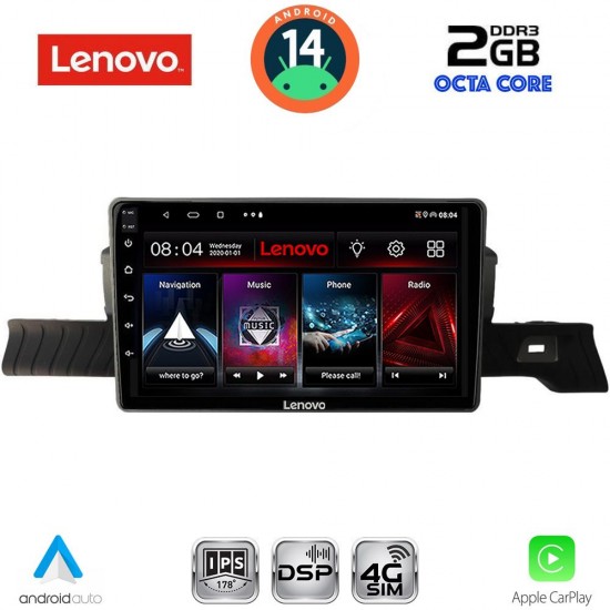 LENOVO LVF 5094_CPA (9inc) MULTIMEDIA TABLET for CITROEN C3 mod. 2024-2026