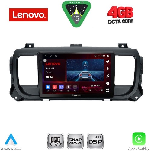 LENOVO SSV 9729_CPA (9inc) MULTIMEDIA TABLET for CITROEN JUMPY-SPACETOURER – PEUGEOT EXPERT-TRAVELLER - TOYOTA PROACE mod.2016-2026