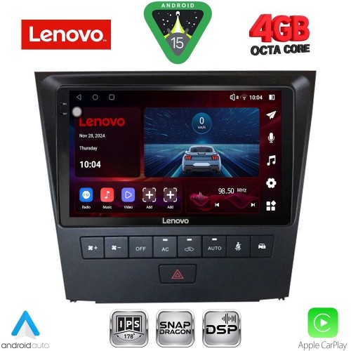 LENOVO SSV 9341_CPA (9inc) MULTIMEDIA TABLET for LEXUS GS mod. 2004-2011