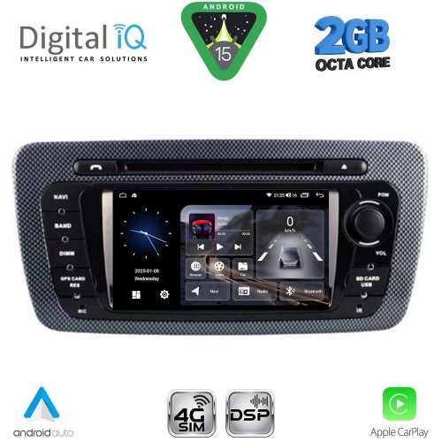 DIGITAL IQ BLF 346_CPA (7" DECK) MULTIMEDIA SYSTEM for SEAT IBIZA mod. 2008-2015