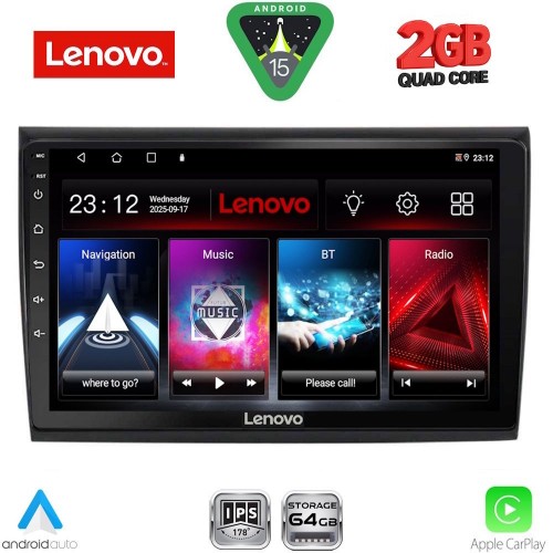 LENOVO LVD 2136_CPA (9inc) MULTIMEDIA TABLET for FIAT BRAVO mod. 2007-2019