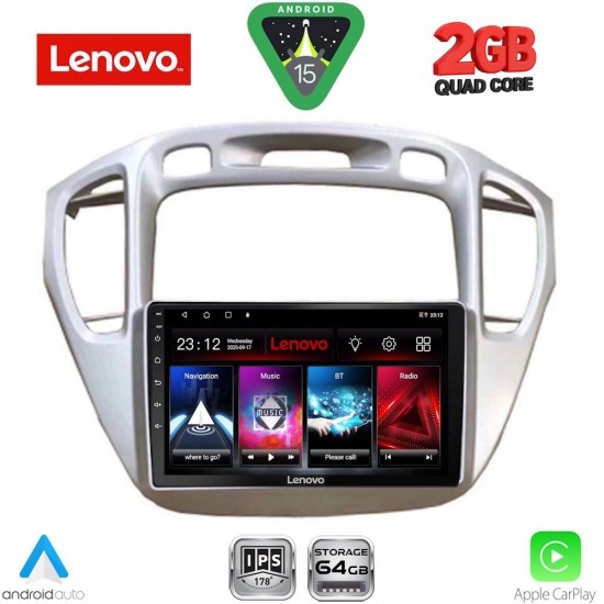 LENOVO LVD 2718_CPA (9inc) MULTIMEDIA TABLET for TOYOTA HIGHLANDER mod. 2002-2009