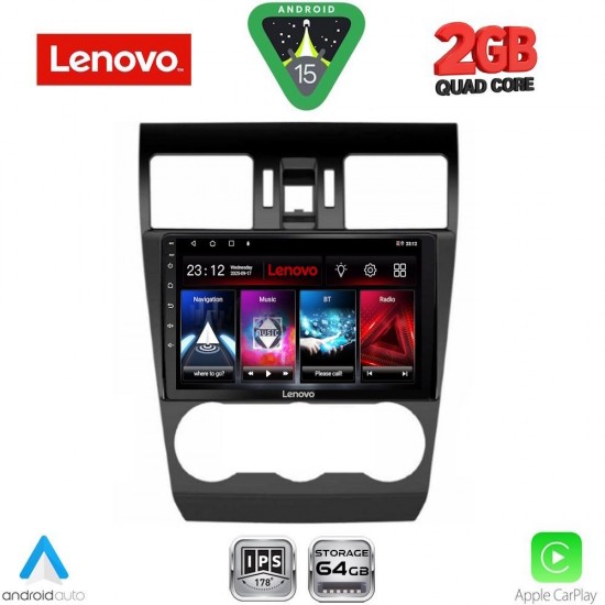 LENOVO LVD 2663_CPA (9inc) MULTIMEDIA TABLET for SUBARU FORESTER - IMPREZA - XV mod. 2013-2019