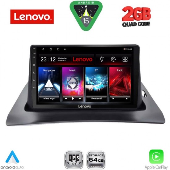 LENOVO LVD 2550_CPA (9inc) MULTIMEDIA TABLET for RENAULT KANGOO mod. 2010-2021