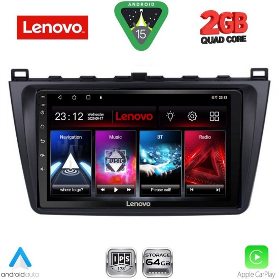 LENOVO LVD 2377_CPA (9inc) MULTIMEDIA TABLET for MAZDA 6 mod. 2008-2012