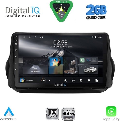 DIGITAL IQ RSD 1142_CPA (9inc) MULTIMEDIA TABLET for CITROEN – FIAT – PEUGEOT mod. 2008-2018