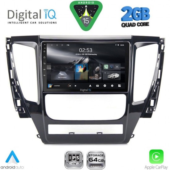 DIGITAL IQ RSD 1447A_CPA (9inc) MULTIMEDIA TABLET for MITSUBISHI PAJERO mod. 2013-2020