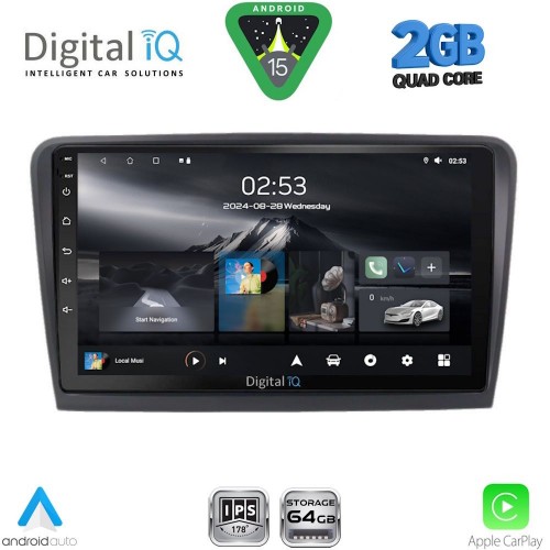DIGITAL IQ RSD 1601_CPA (9inc) MULTIMEDIA TABLET for  SKODA RAPID mod. 2012-2023