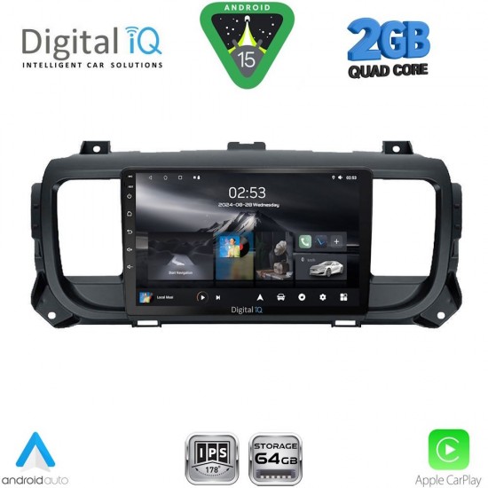 DIGITAL IQ RSD 1729_CPA (9inc) MULTIMEDIA TABLET for CITROEN JUMPY-SPACETOURER – PEUGEOT EXPERT-TRAVELLER - TOYOTA PROACE mod.2016-2026