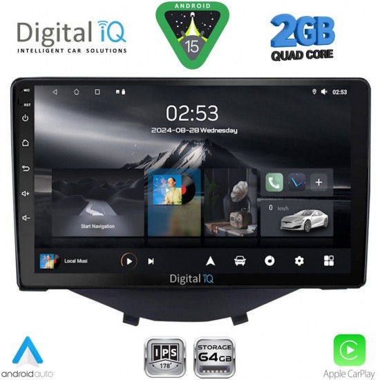 DIGITAL IQ RSD 1715_CPA CLIMA-A/C (9inc) MULTIMEDIA TABLET for CITROEN C1-PEUGEOT 108-TOYOTA AYGO mod. 2014-2022 DIGITAL IQ RSD 1715_CPA CLIMA-A/C (9inc) MULTIMEDIA TABLET for CITROEN C1-PEUGEOT 108-TOYOTA AYGO mod. 2014-2022