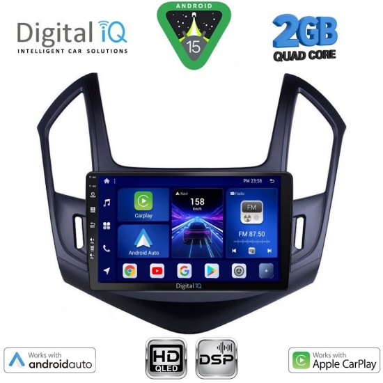 DIGITAL IQ BXC 3077_CPAA (9inc) MULTIMEDIA TABLET for CHEVROLET CRUZE mod. 2013-2015 DIGITAL IQ BXC 3077_CPAA (9inc) MULTIMEDIA TABLET for CHEVROLET CRUZE mod. 2013-2015