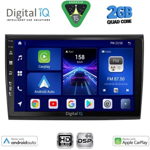 DIGITAL IQ BXC 3136_CPAA (9inc) MULTIMEDIA TABLET for FIAT BRAVO mod. 2007-2019