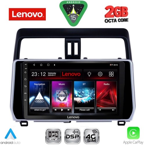 LENOVO LVF 5739_CPA (10inc) MULTIMEDIA TABLET for TOYOTA LAND CRUISER mod. 2019-2023