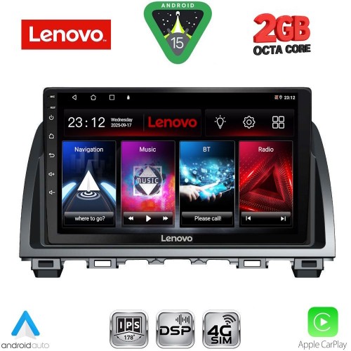 LENOVO LVF 5378_CPA (9inc) MULTIMEDIA TABLET for MAZDA 6 mod. 2012-2017