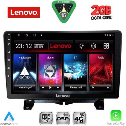 LENOVO LVF 5332_CPA (9inc) MULTIMEDIA TABLET for LAND ROVER DISCOVERY 3 - RANGE ROVER SPORT mod. 2004-2009