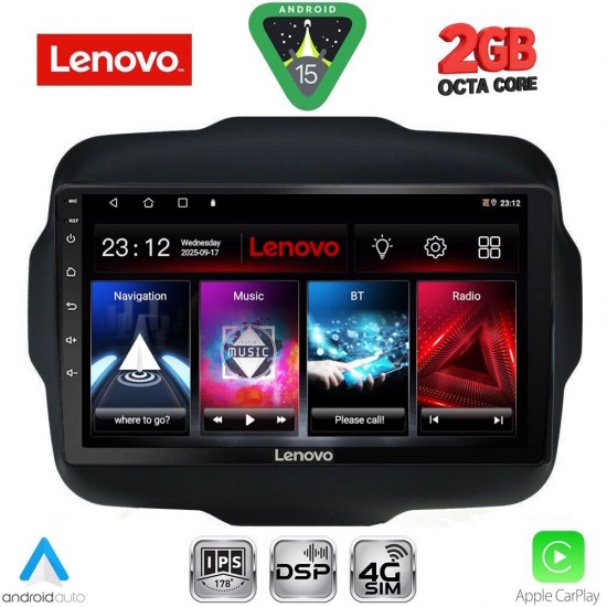 LENOVO LVF 5290_CPA (9inc) MULTIMEDIA TABLET for JEEP RENEGADE  mod. 2014-2025